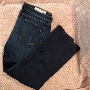 Rag & Bone Dark Indigo Straight Leg Jeans